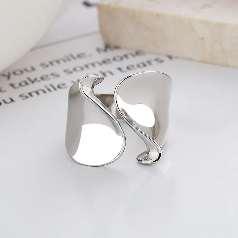 Silver Wave Ring