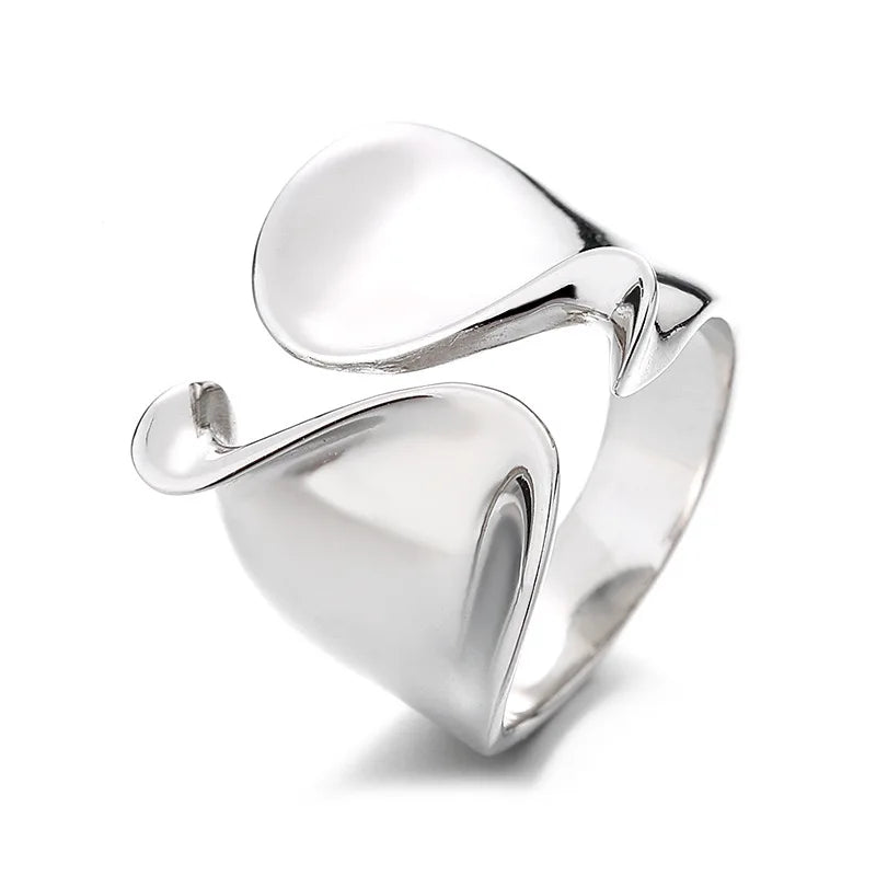 Silver Wave Ring