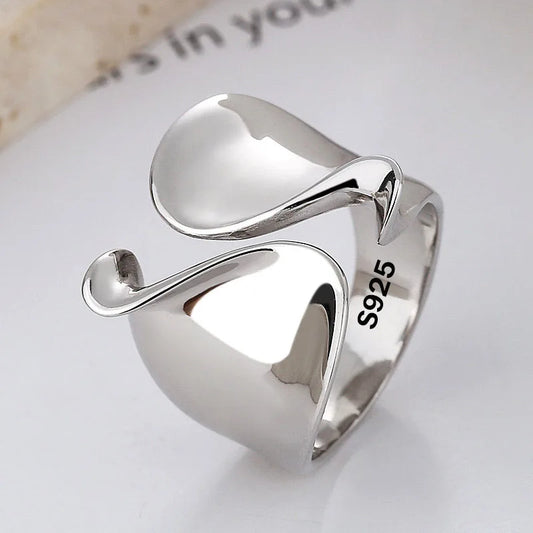 Silver Wave Ring